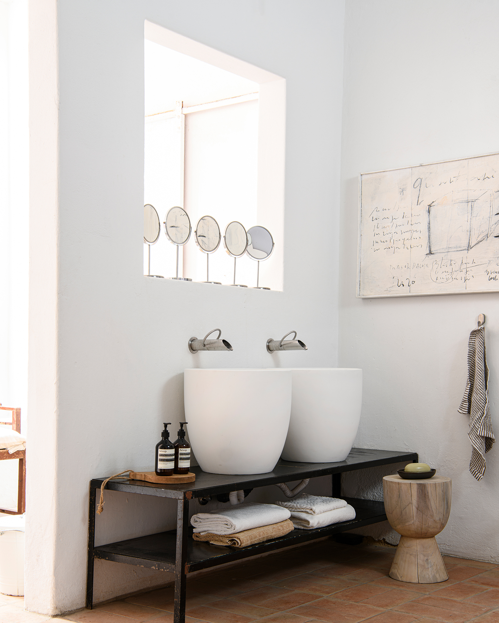 salle de bain décoration contemporaine et artisanale