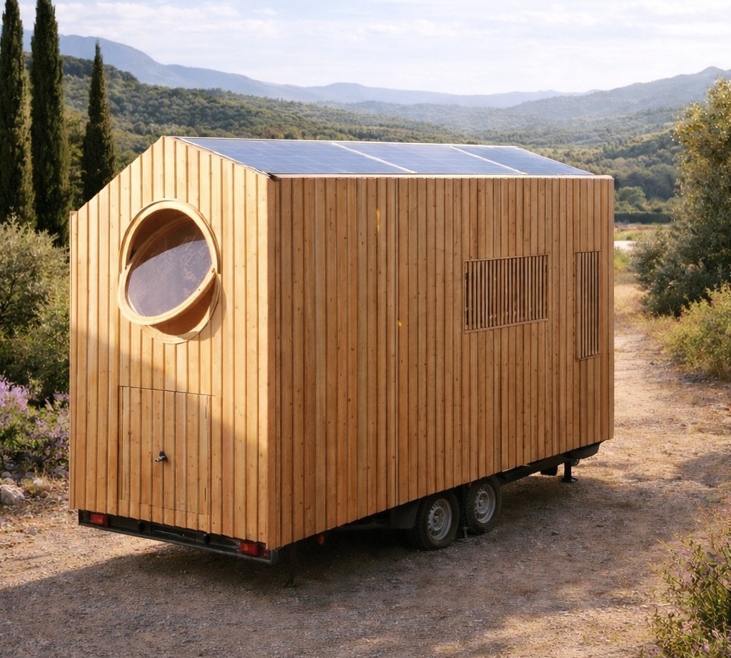 tiny house minimaliste en cèdre par Madeiguincho tiny house minimaliste en cèdre par Madeiguincho