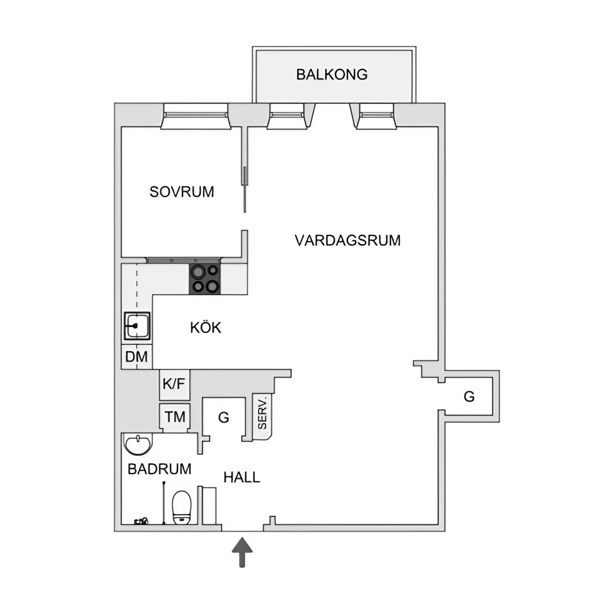 plan studio 48m2 plan studio 48m2