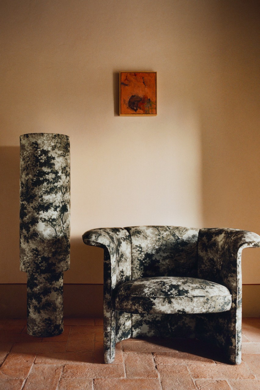 fauteuil tissu marbre nouvelle collection printemps H&M HOME 2026