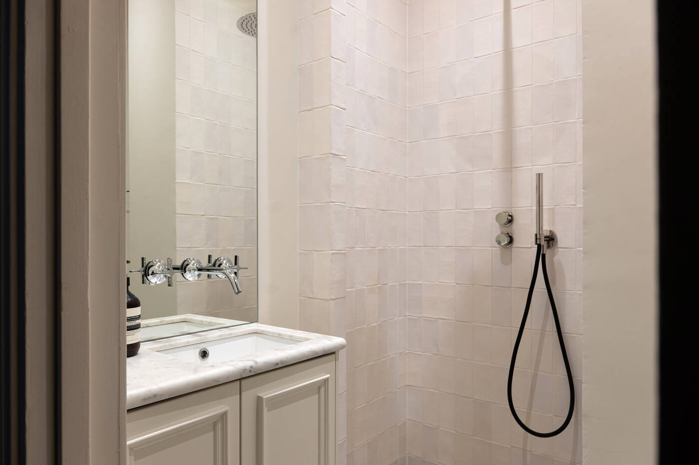 salle de bain zelliges blanches classique chic salle de bain zelliges blanches classique chic