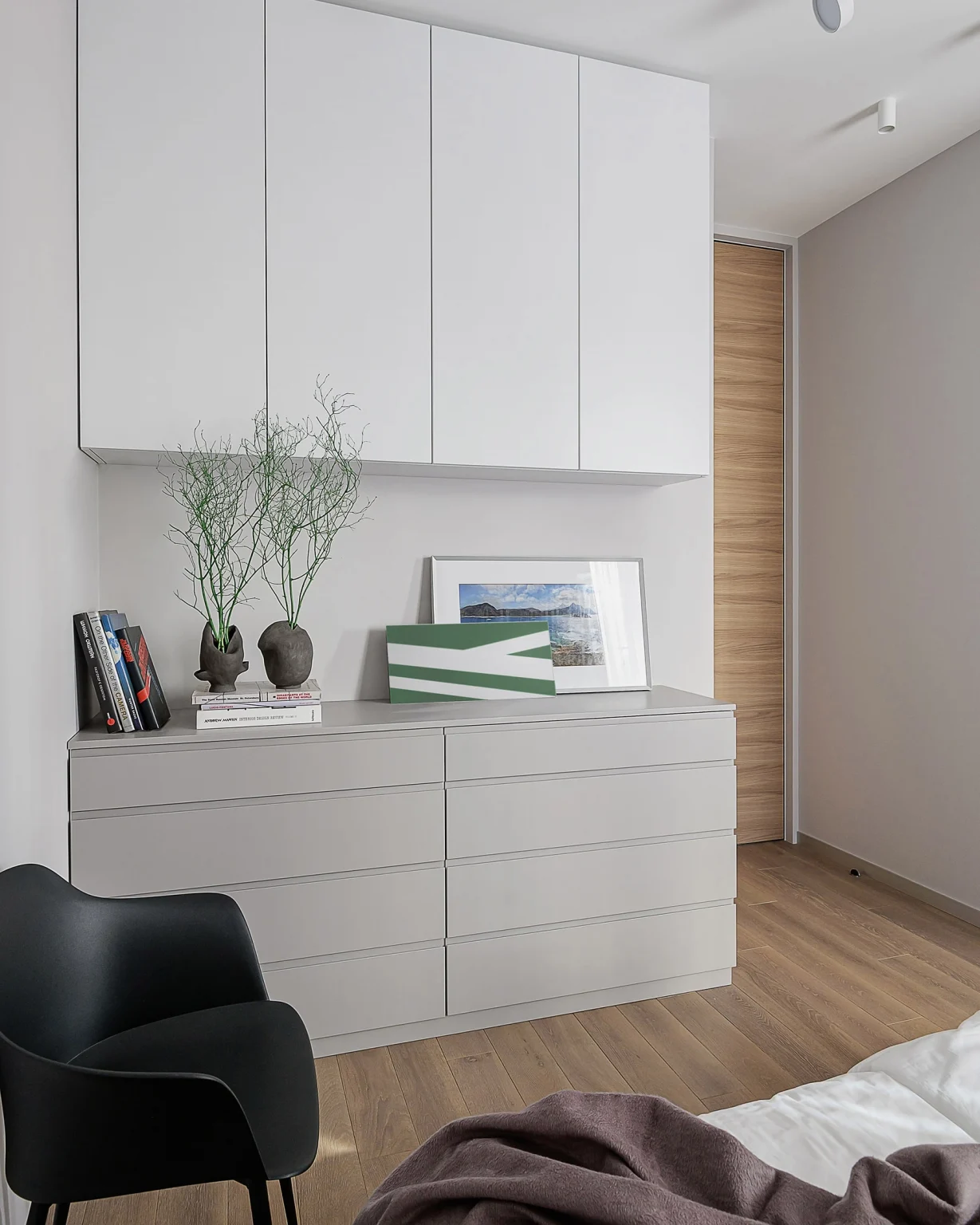 chambre deux-pièces 57m2 décoration design chambre deux-pièces 57m2 décoration design