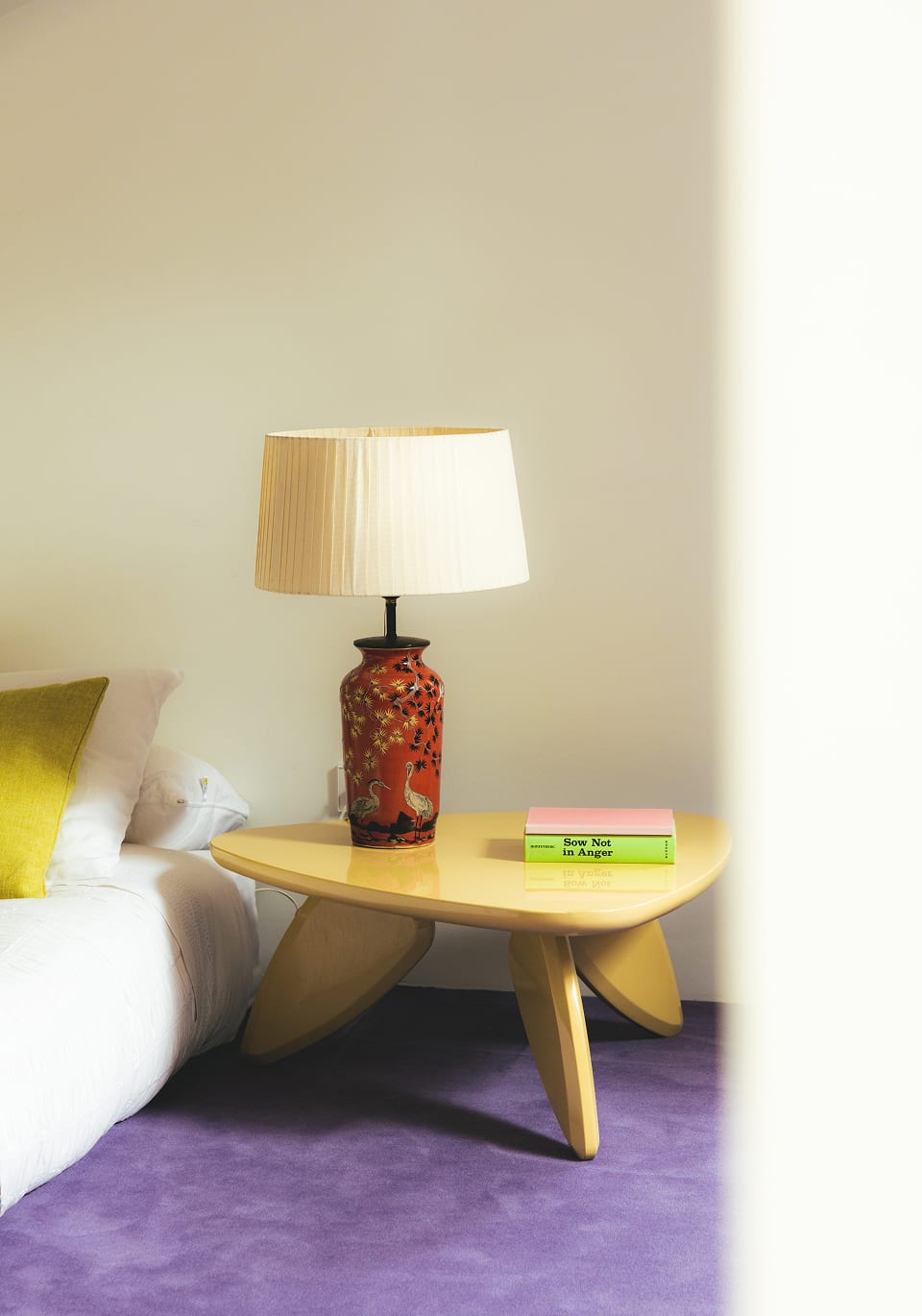 chambre décoration design, colorée et contemporaine