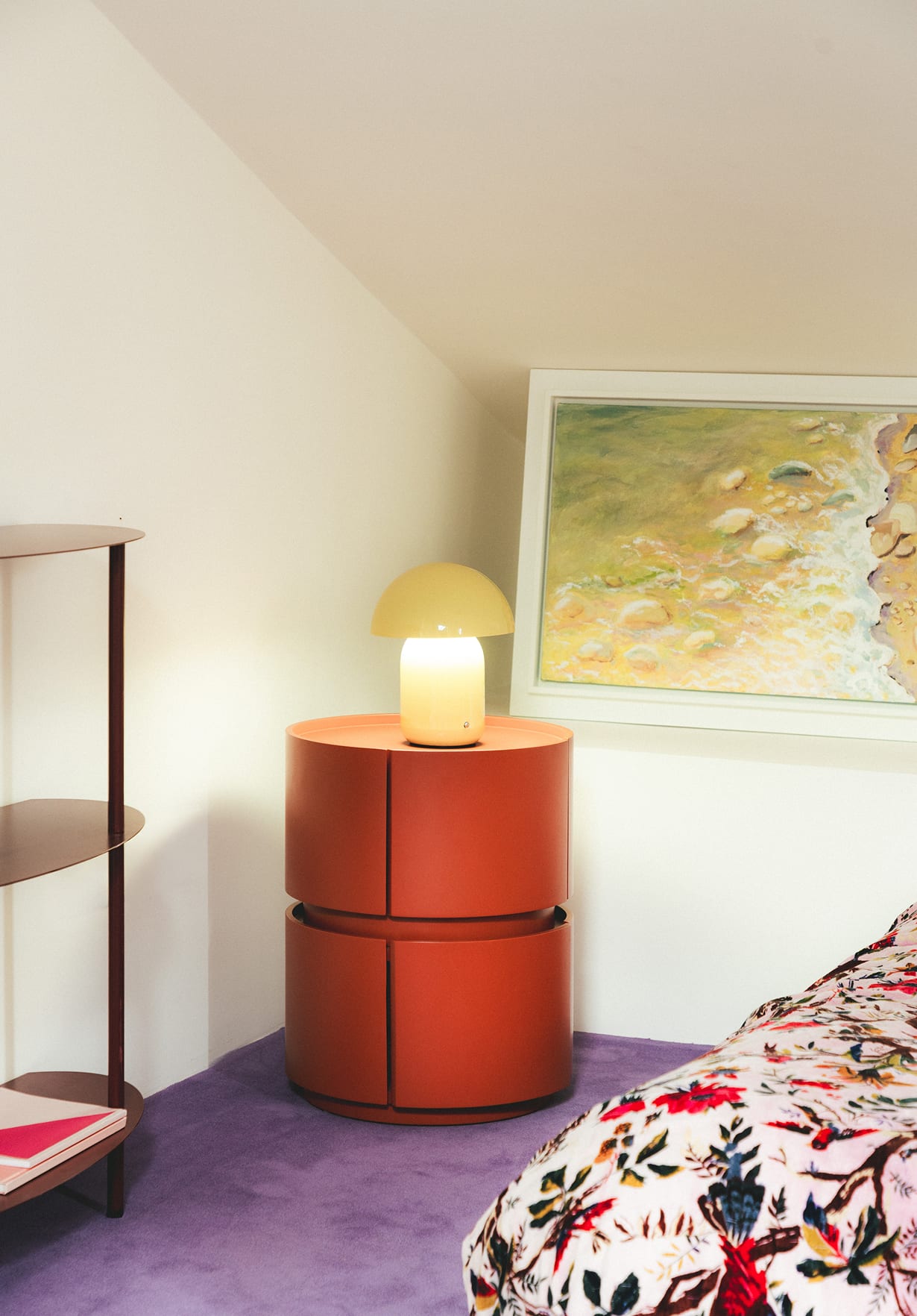 chambre décoration design, colorée et contemporaine