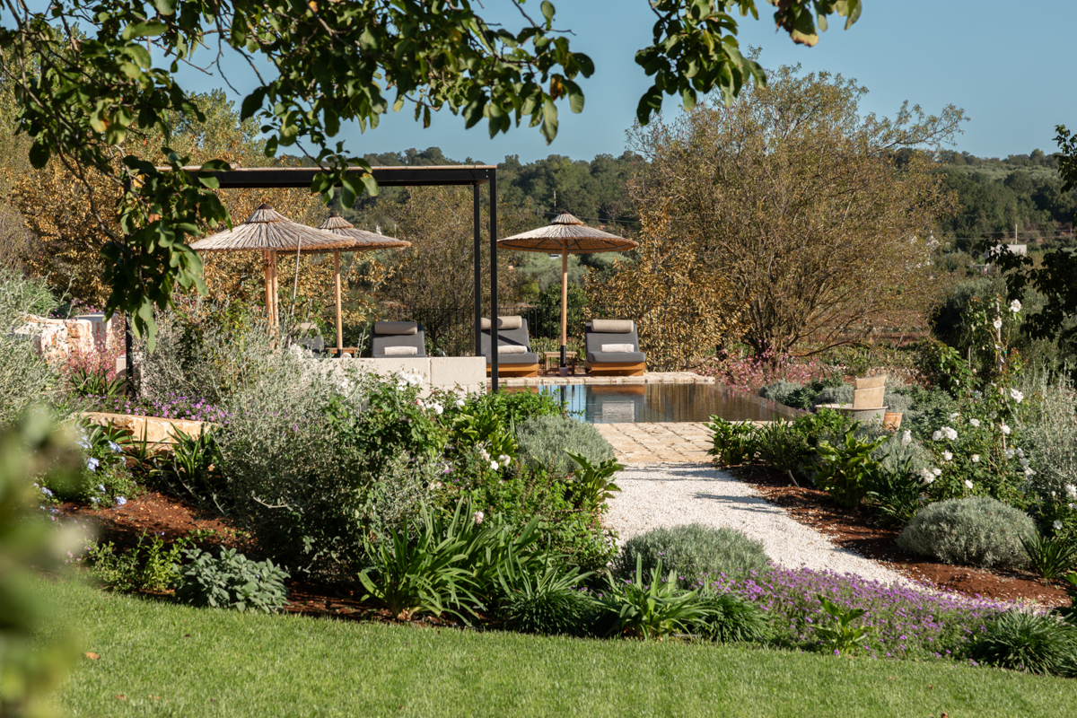 jardin avec piscine maison Pouilles trulli Otto Cappelli jardin avec piscine maison Pouilles trulli Otto Cappelli