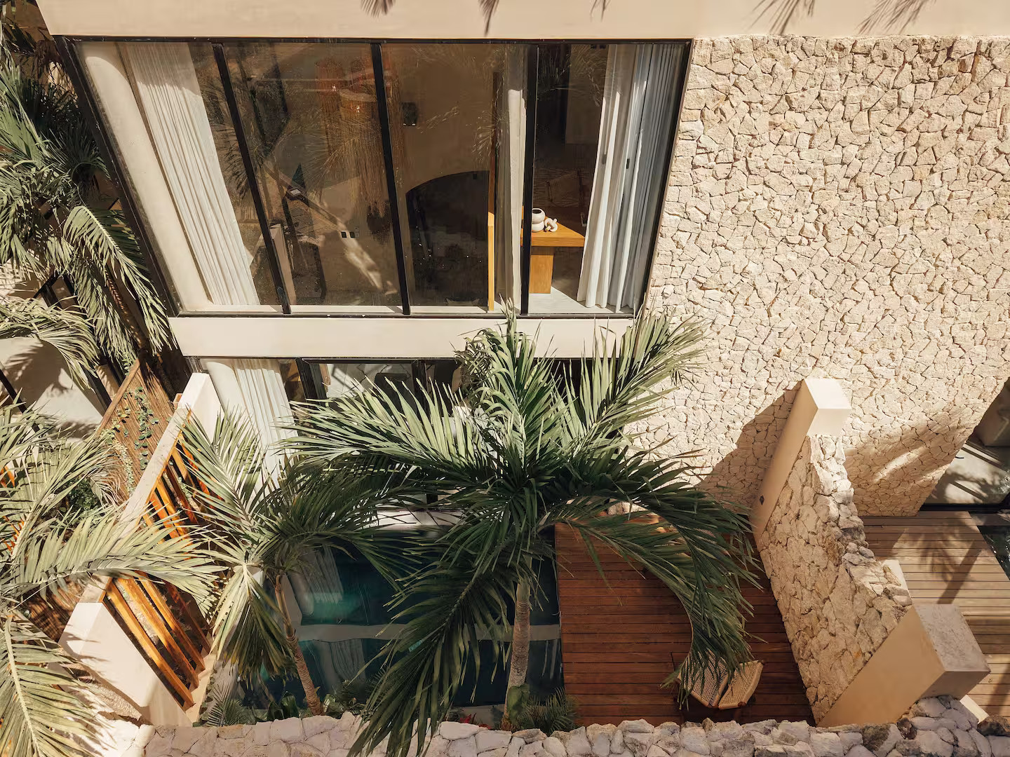 terrasse maison avec piscine Tulum