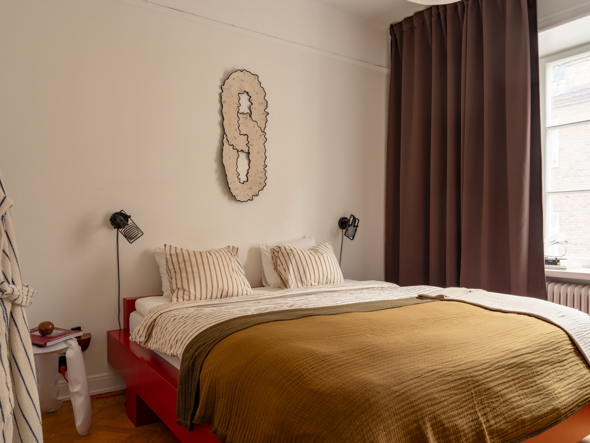 chambre deux-pièces de 63m2 décoration scandinave