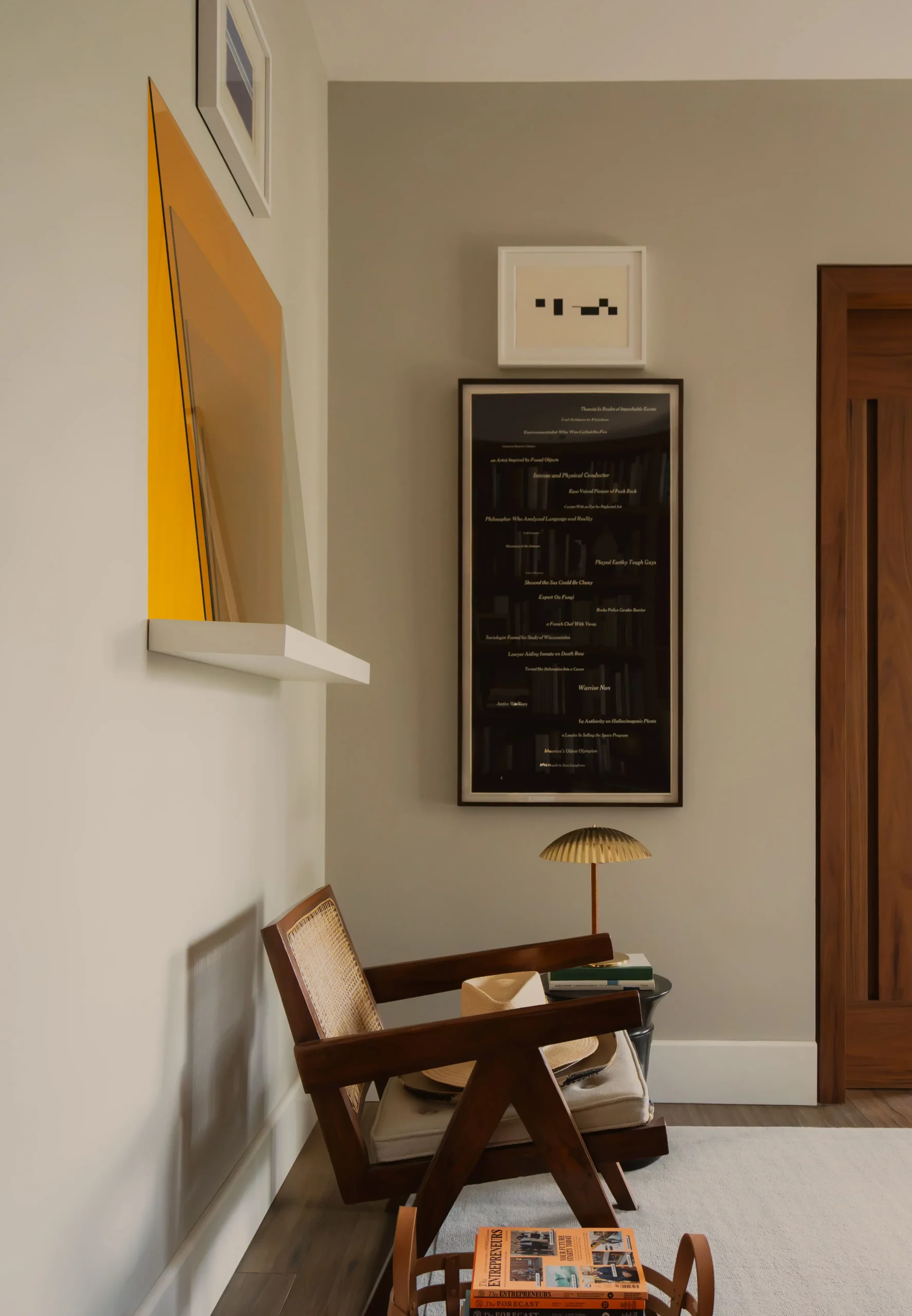 entrée décoration contemporaine appartement 223m2 Mexico City