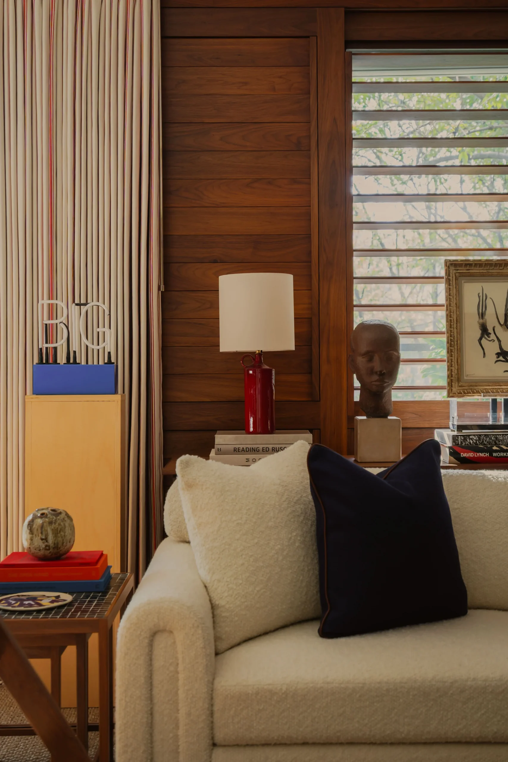 salon décoration contemporaine appartement 223m2 Mexico City