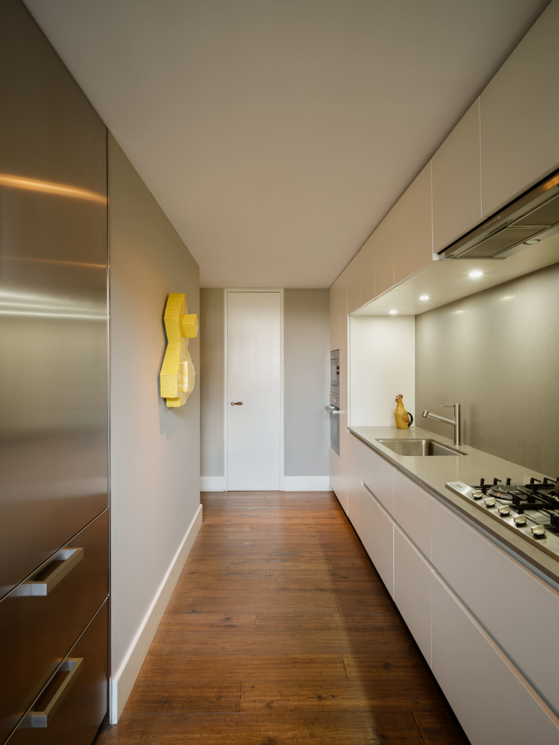 cuisine décoration contemporaine appartement 223m2 Mexico City