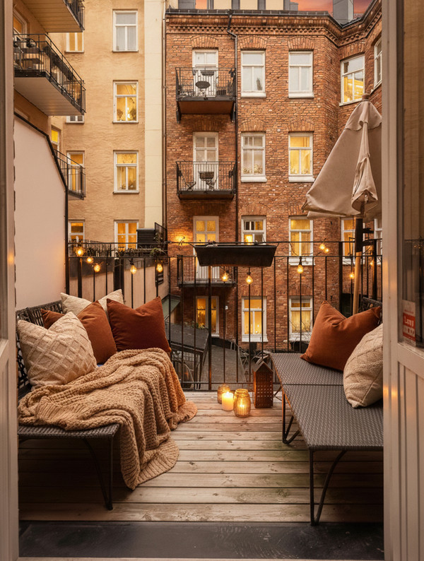 balcon sur cour