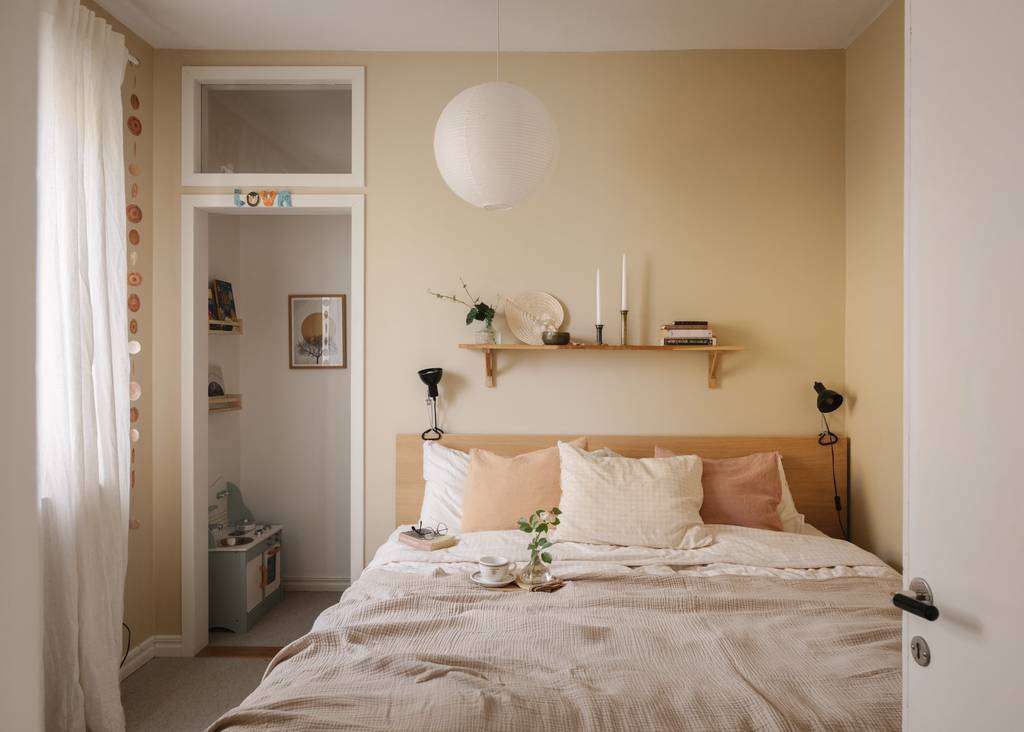 chambre deux-pièces 59m2 décoration vintage scandinave chambre deux-pièces 59m2 décoration vintage scandinave