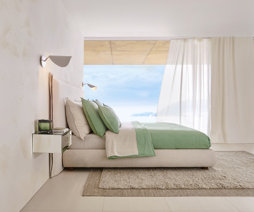 chambre design blanche et verte collection Horizon Moderniste AM PM 2026 printemps/été