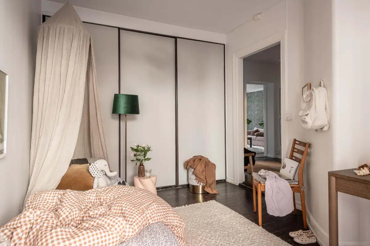 chambre enfin décoration scandinave