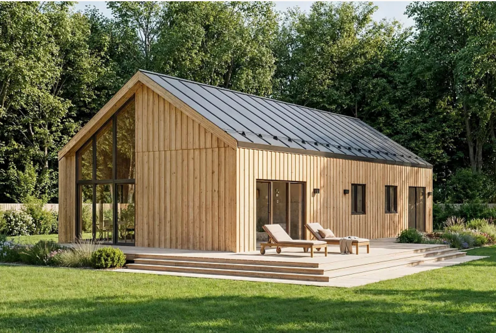maison française en bois 113m2 CHALET PRO Modèle NYONS
