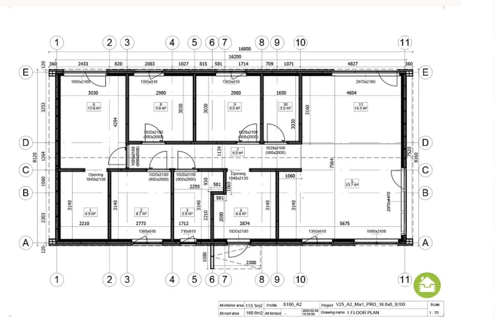 plan décoration naturelle maison française en bois 113m2 CHALET PRO Modèle NYONS