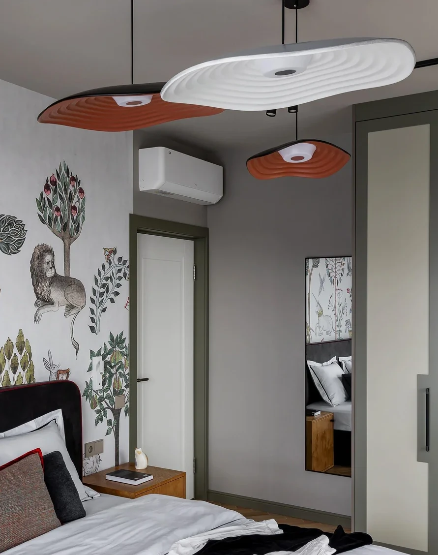 chambre avec papier-peint médiéval appartement décoration vintage chambre avec papier-peint médiéval appartement décoration vintage