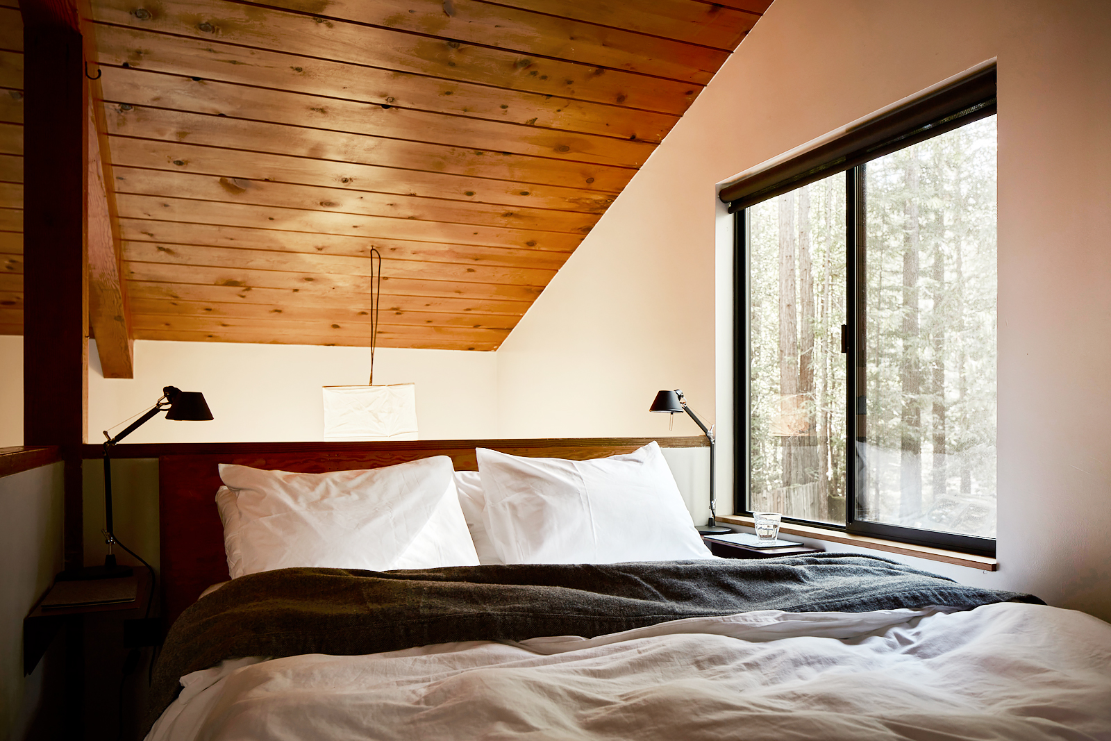 chambre sur mezzanine maison en bois Mini-Mod n°3 à Sea Ranch chambre sur mezzanine maison en bois Mini-Mod n°3 à Sea Ranch