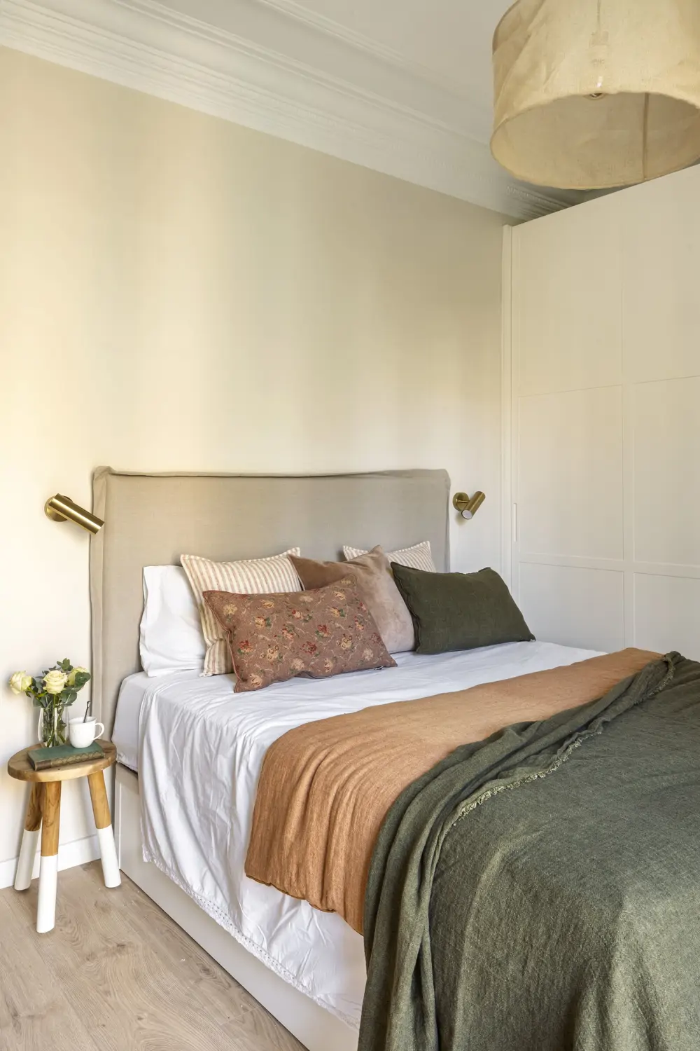chambre décoration rustique chic et contemporaine