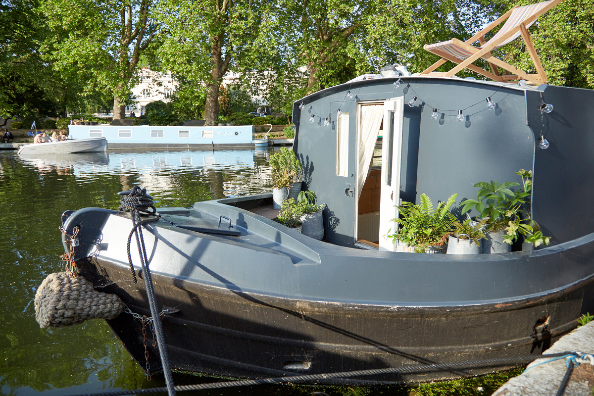 péniche aménagée à Little Venice Londres