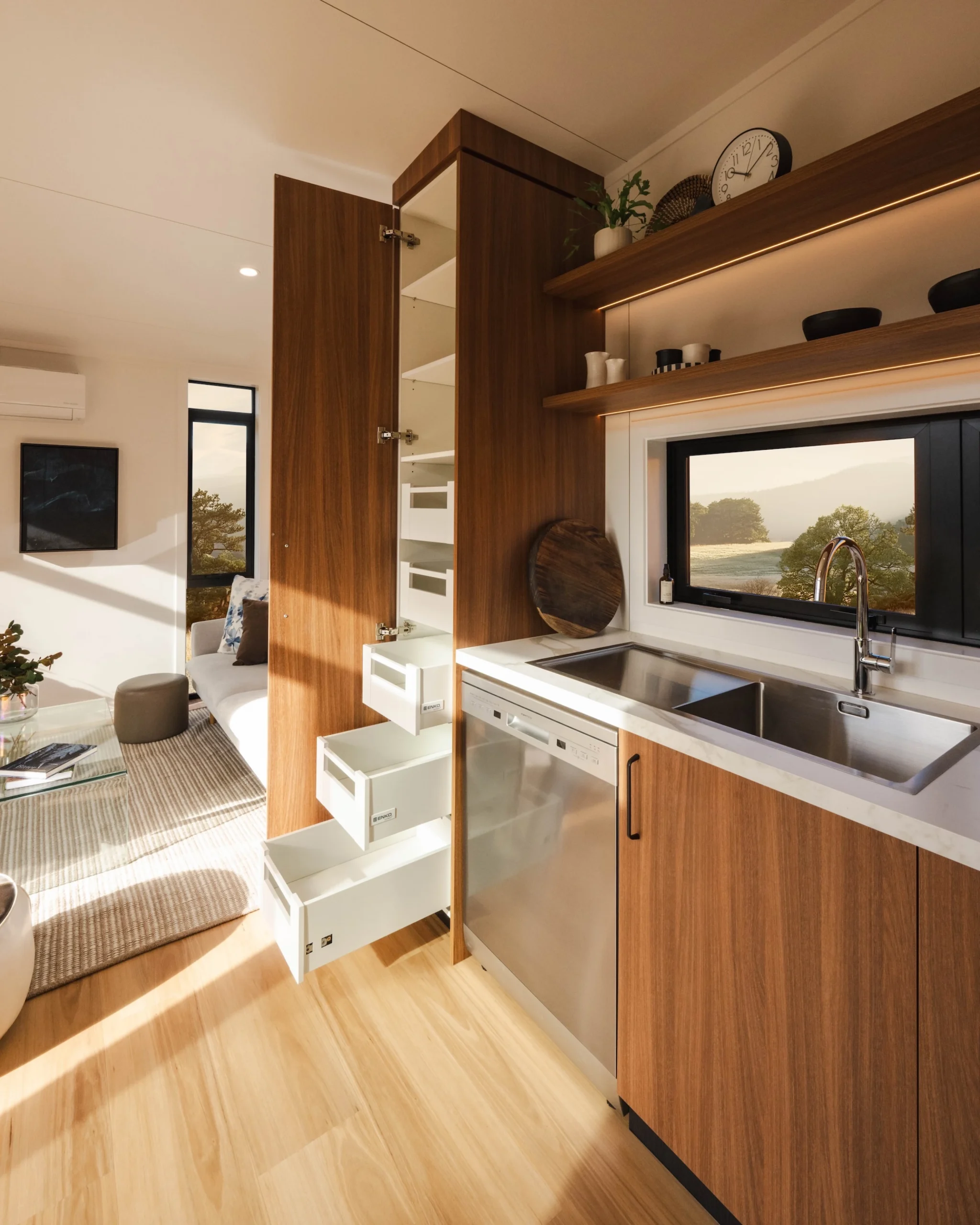 cuisine mini maison 48m2 Abel par South Base Tiny Homes cuisine mini maison 48m2 Abel par South Base Tiny Homes