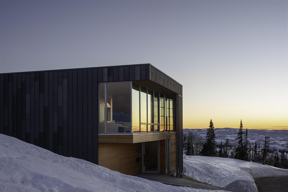 maison de montagne contemporaine