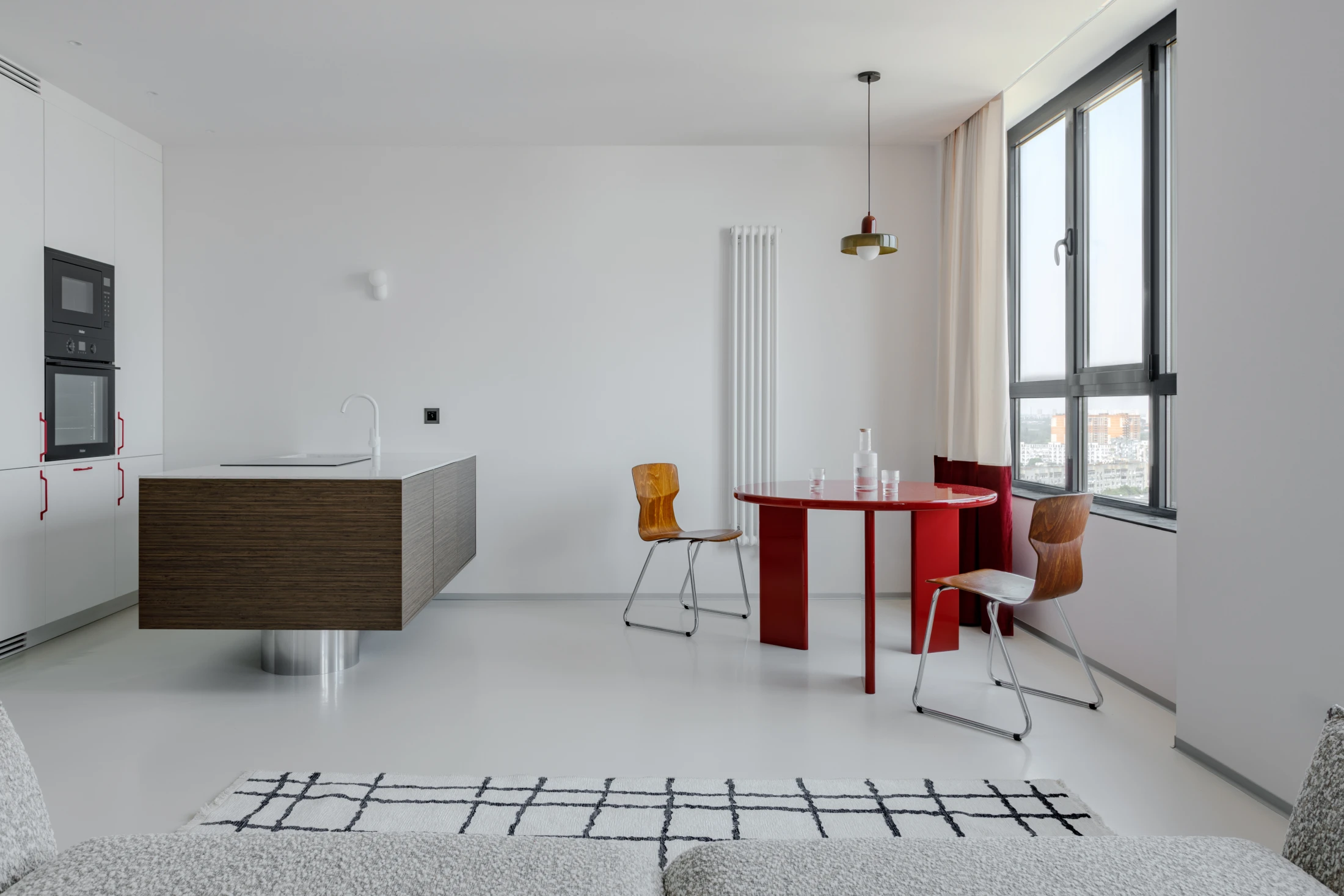 salon cuisine avec îlot et salle à manger décoration design appartement design 45m2 salon cuisine avec îlot et salle à manger décoration design appartement design 45m2