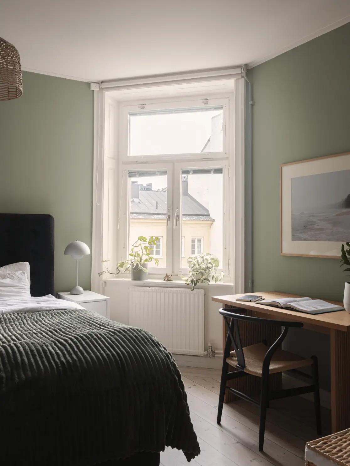 chambre murs verts décoration contemporaine scandinave chambre murs verts décoration contemporaine scandinave