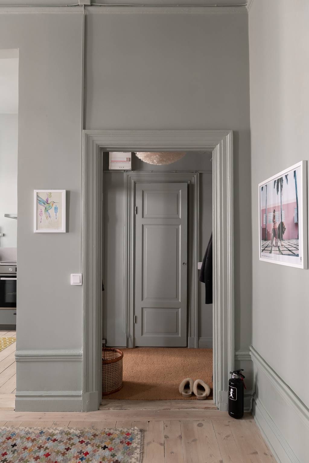 entrée appartement 38m2 décoration scandinave