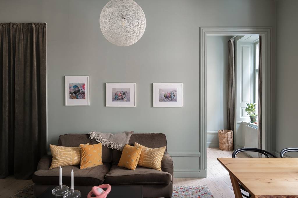 salon et salle à manger appartement 38m2 décoration scandinave