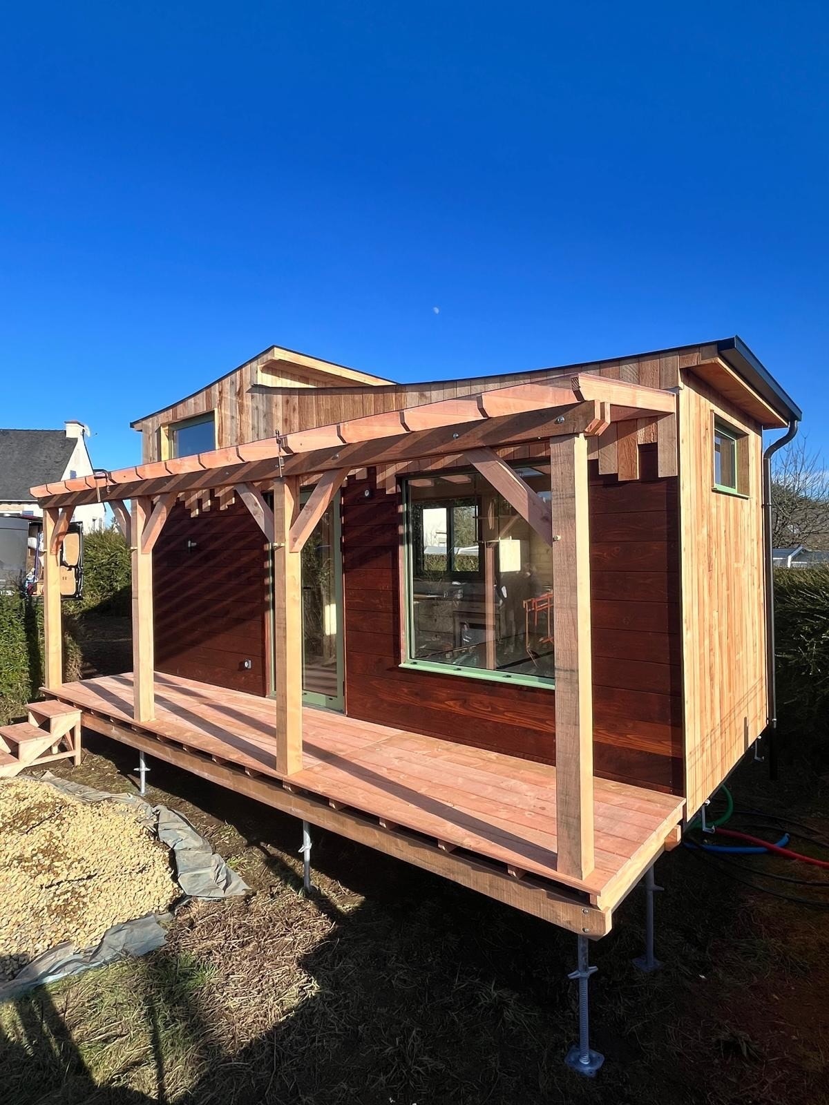 tiny house française pour 4 avec mezzanine tiny house française pour 4 avec mezzanine