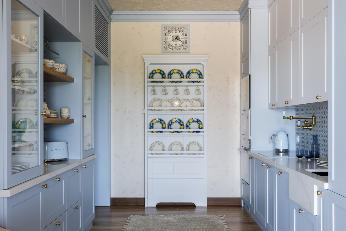 cuisine bleu ciel et blanche style shaker cuisine bleu ciel et blanche style shaker