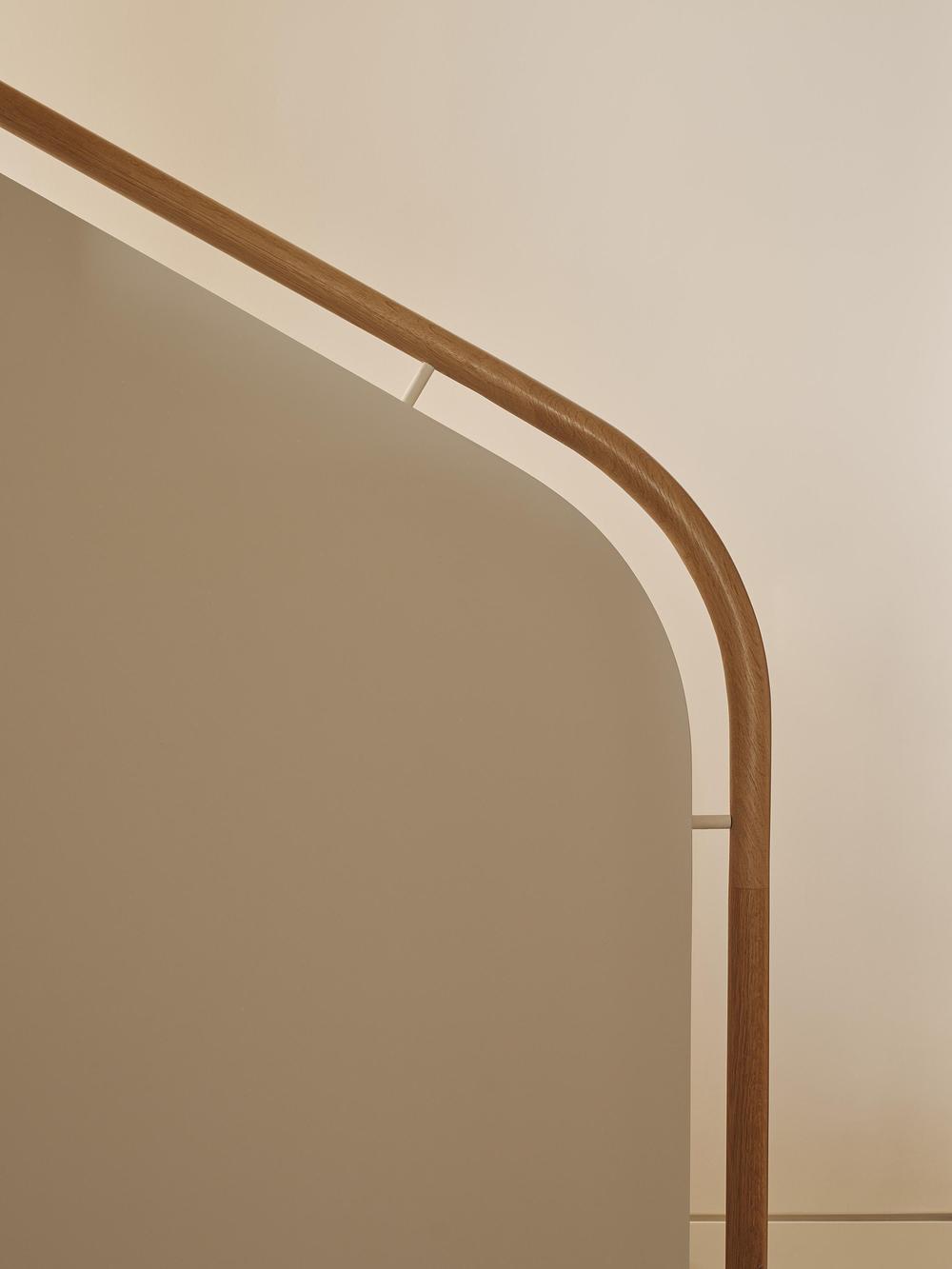 escalier maison contemporaine face au lac Huron escalier maison contemporaine face au lac Huron
