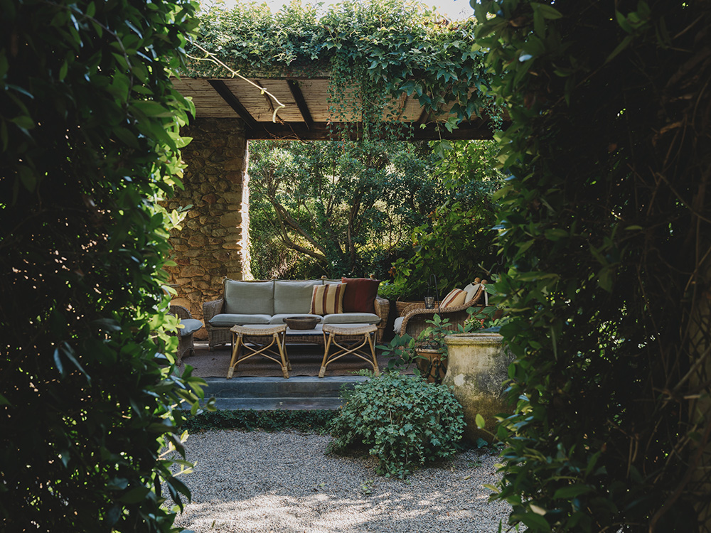 terrasse avec pergola et canisses terrasse avec pergola et canisses