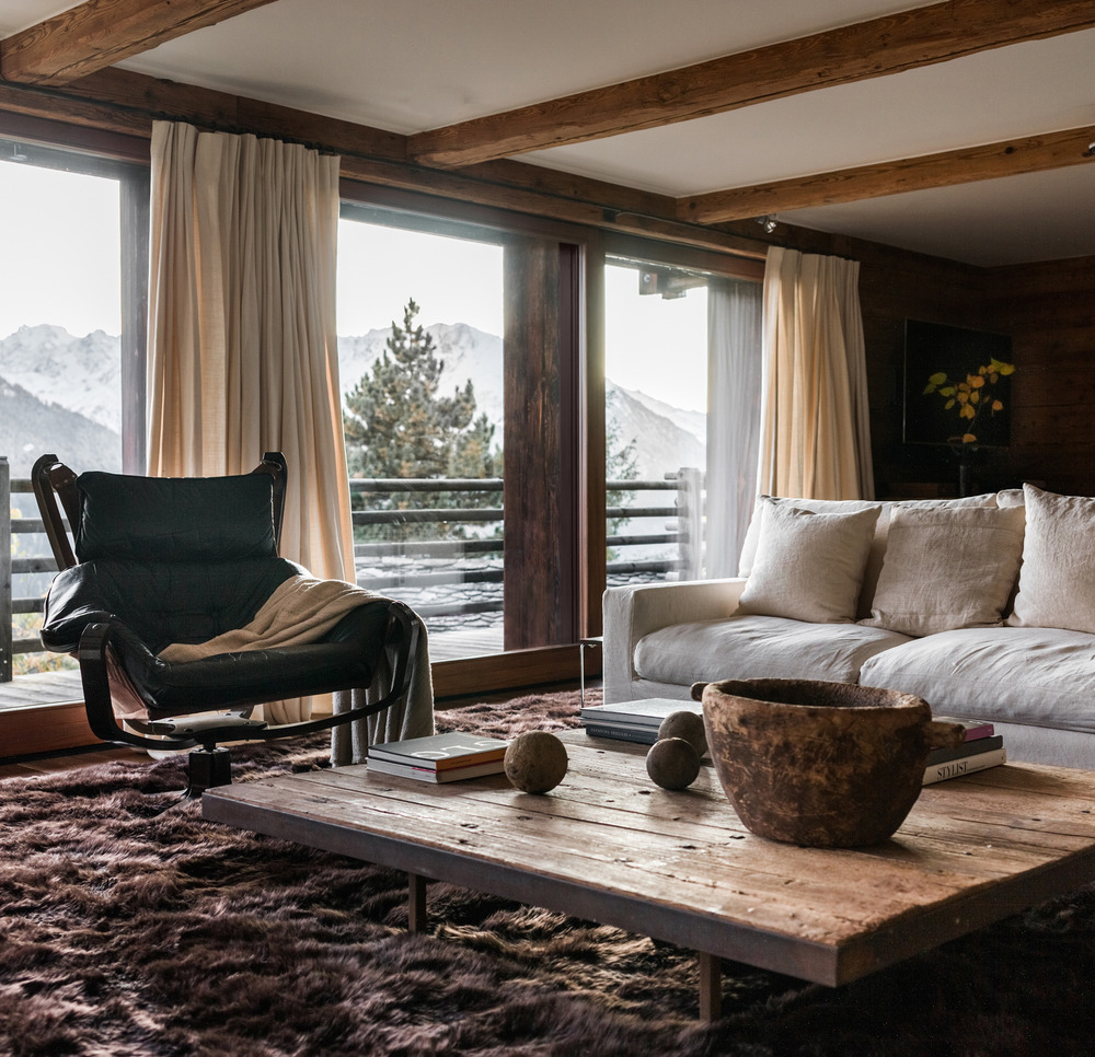 salon vue montagne décoration chalet suisse salon vue montagne décoration chalet suisse