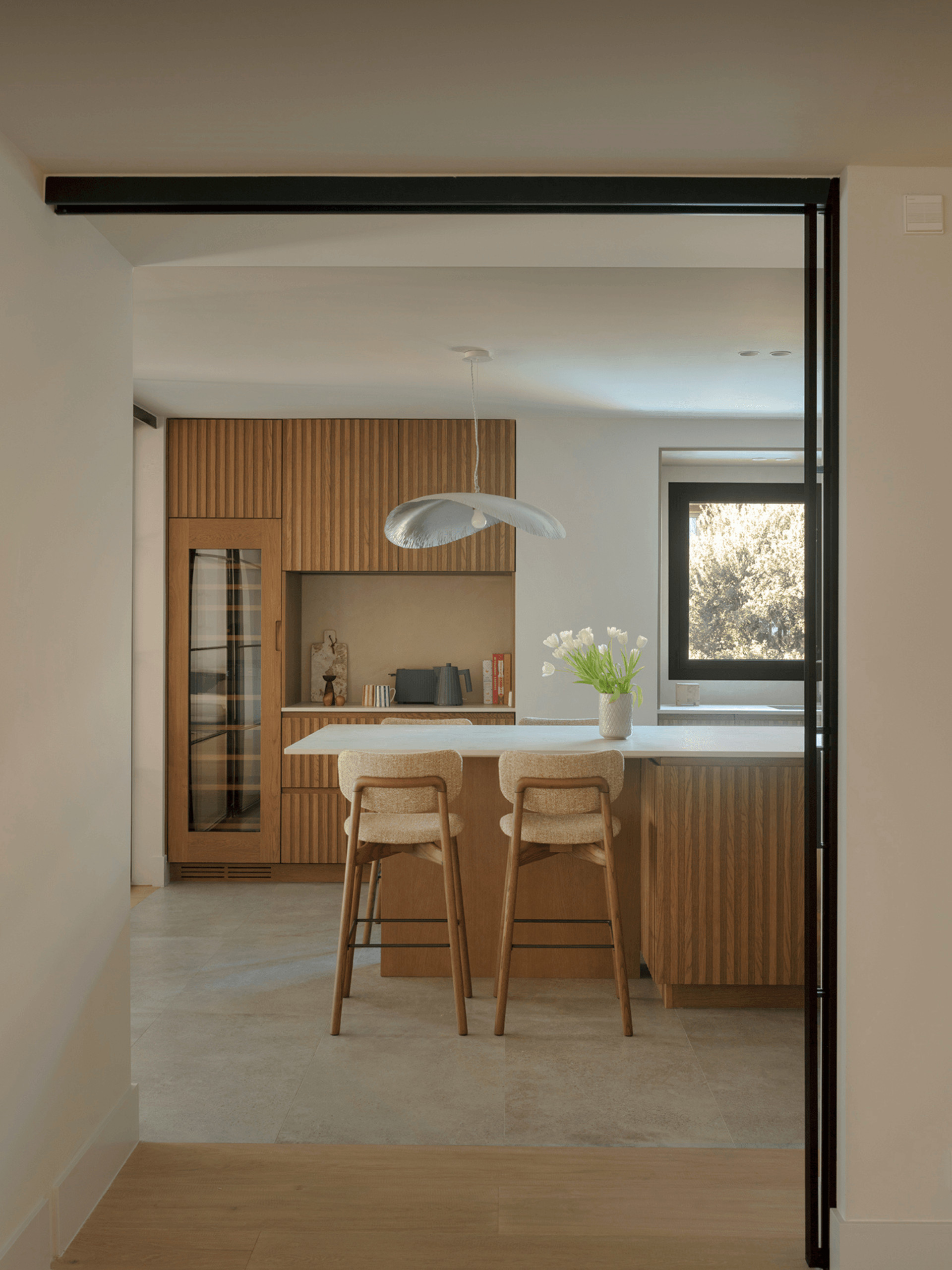 cuisine design bois décoration contemporaine beige cuisine design bois décoration contemporaine beige