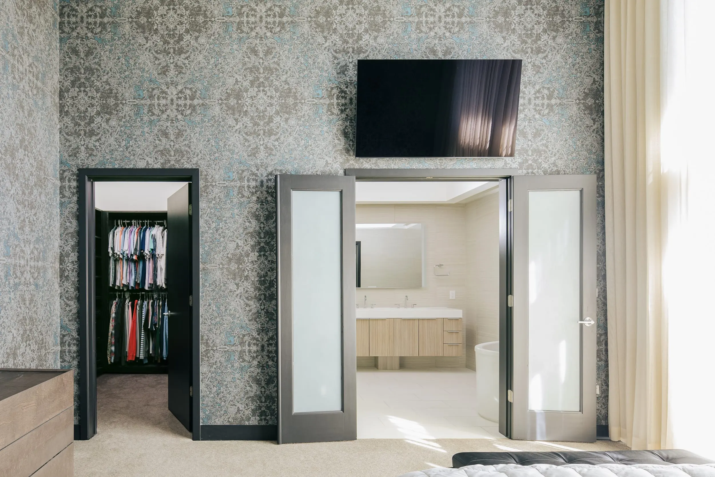 chambre décoration contemporaine avec salle de bain maison de ville décoration design chambre décoration contemporaine avec salle de bain maison de ville décoration design