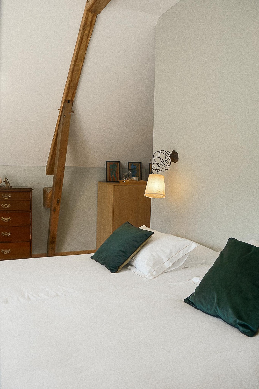 chambre maison rénovée Sologne Hameau de Sol chambre maison rénovée Sologne Hameau de Sol