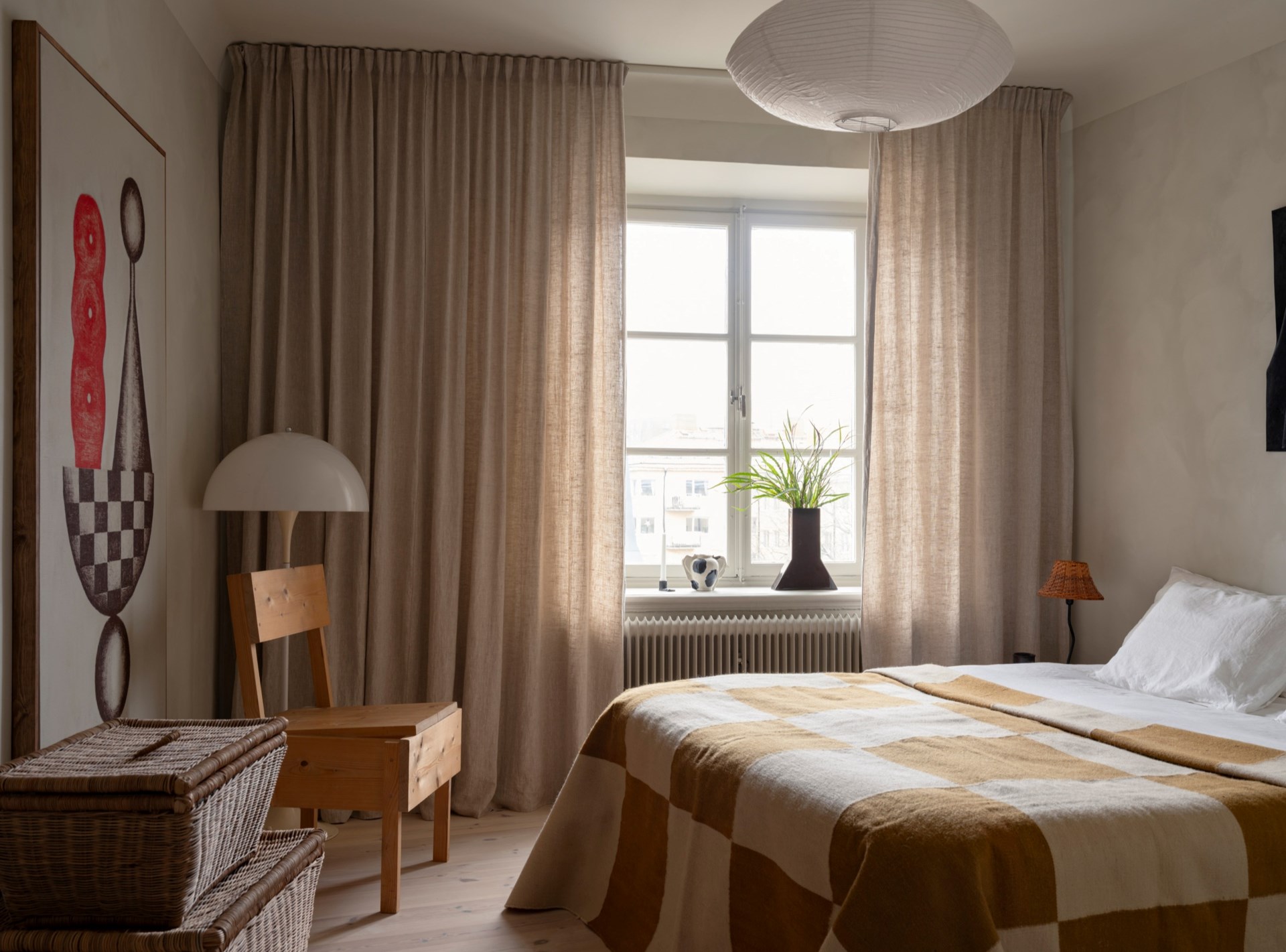 chambre appartement deux-pièces de 46m2 décoration scandinave chambre appartement deux-pièces de 46m2 décoration scandinave