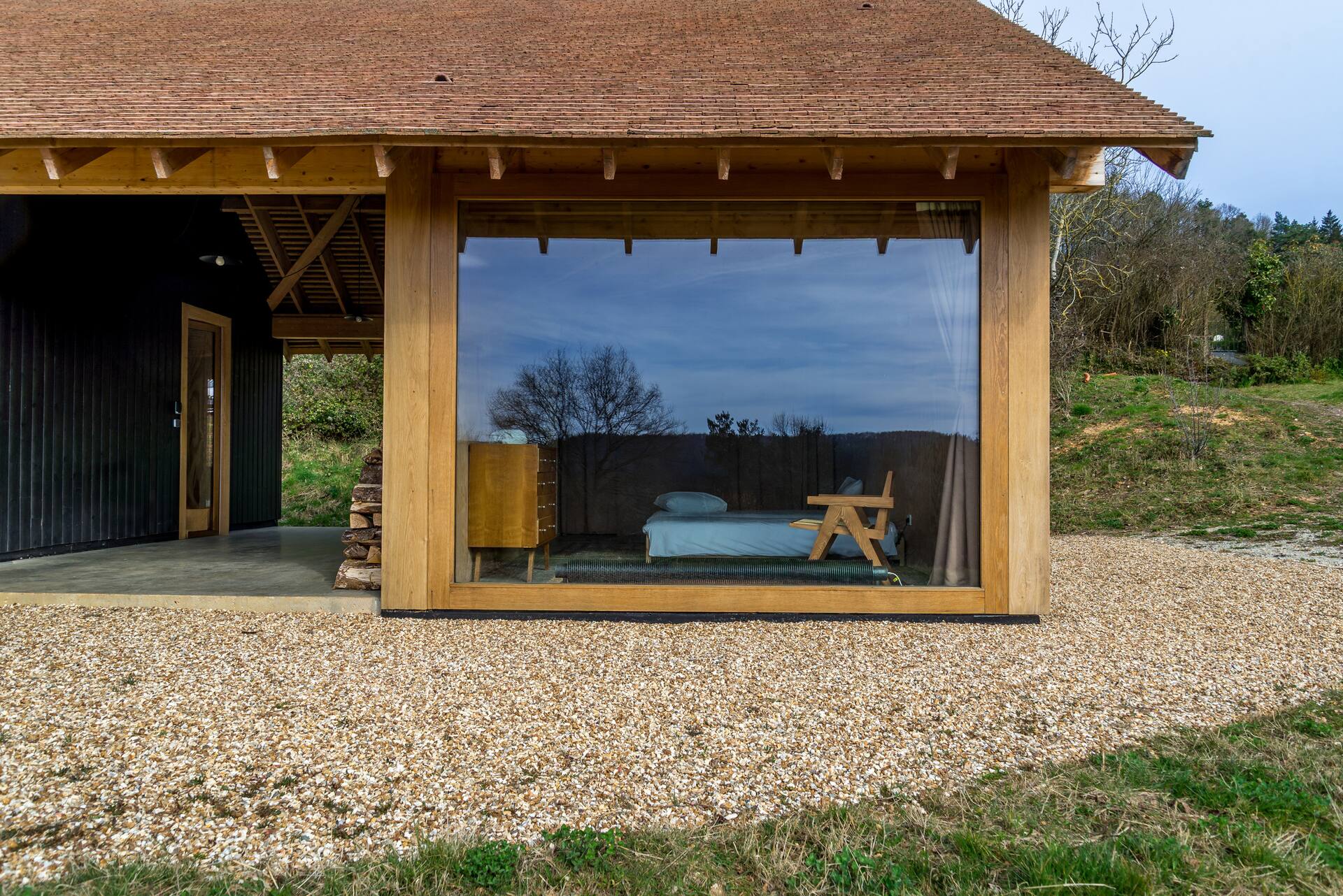 architect wooden house in the Perche France
