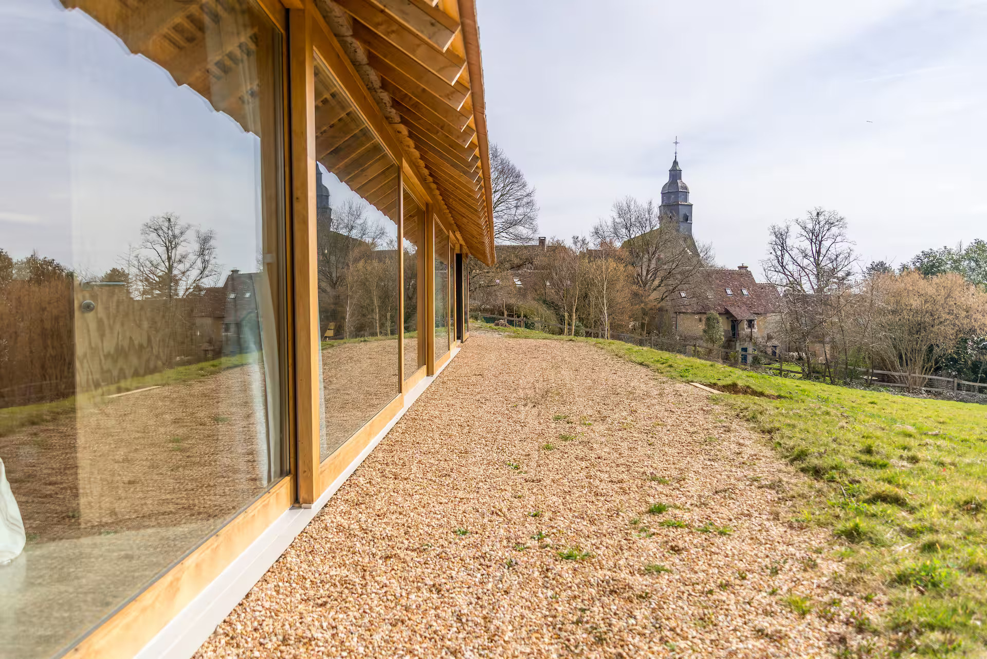 architect wooden house in the Perche France