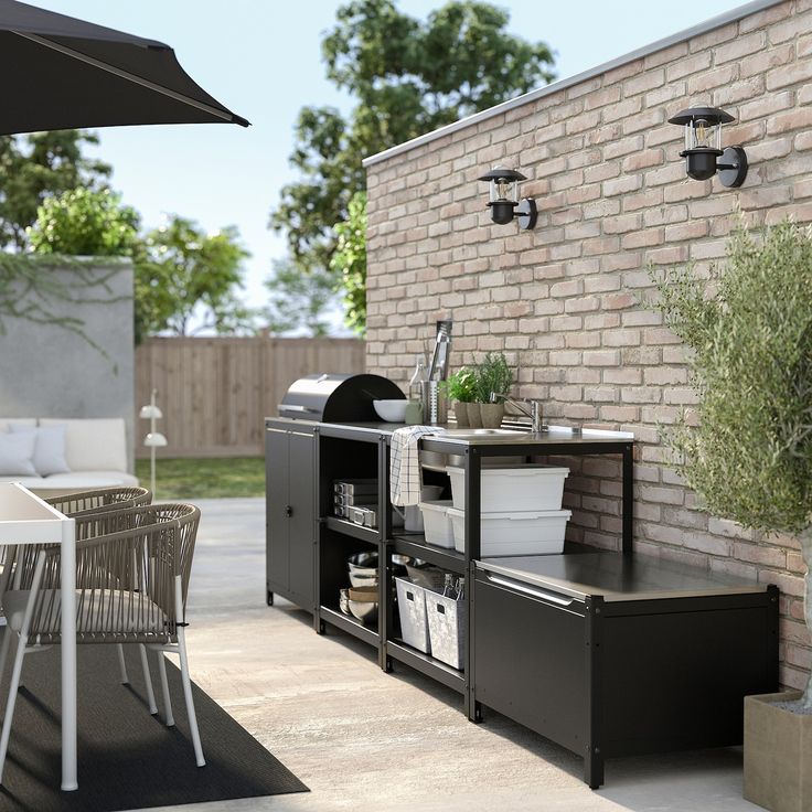 cuisine extérieur IKEA modulable série GRILLSKÄR