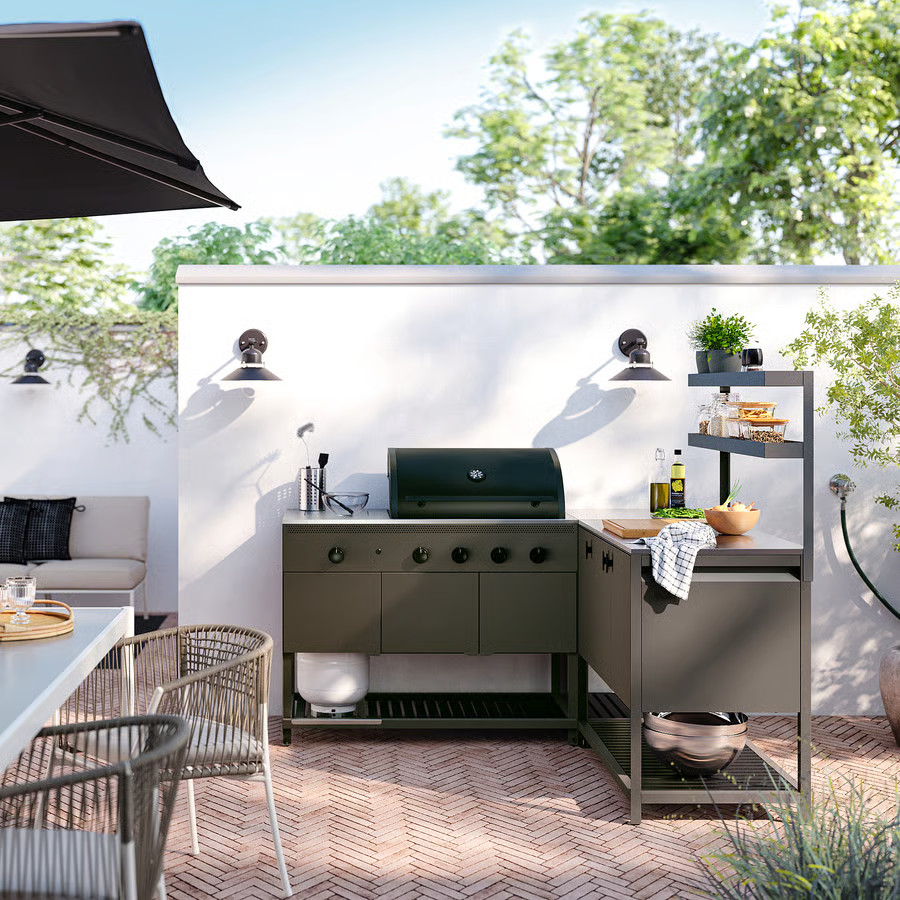 cuisine extérieur IKEA modulable série BÅTSKÄR