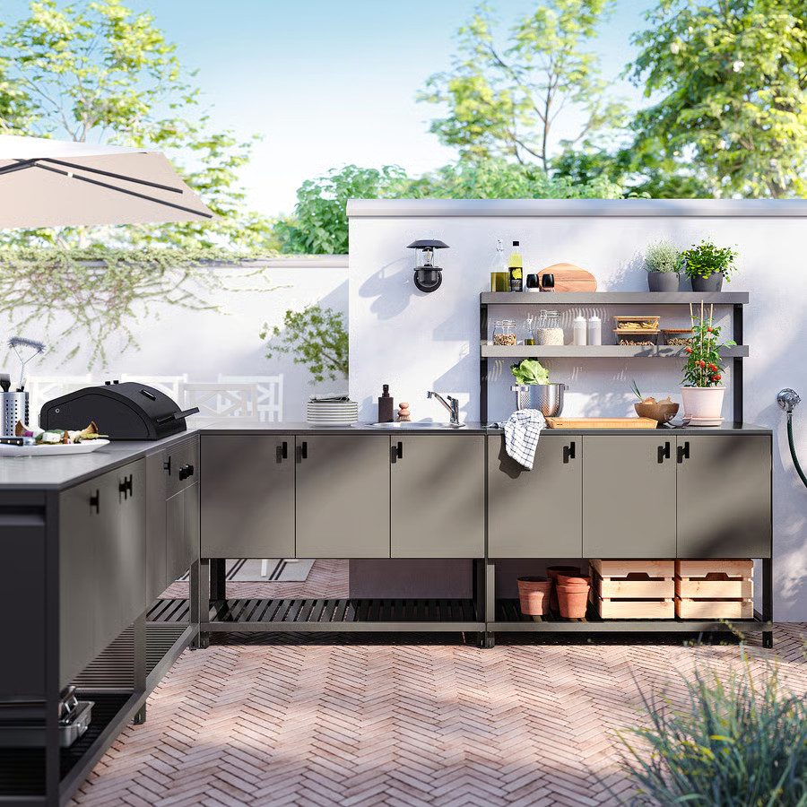 cuisine extérieur IKEA modulable série BÅTSKÄR
