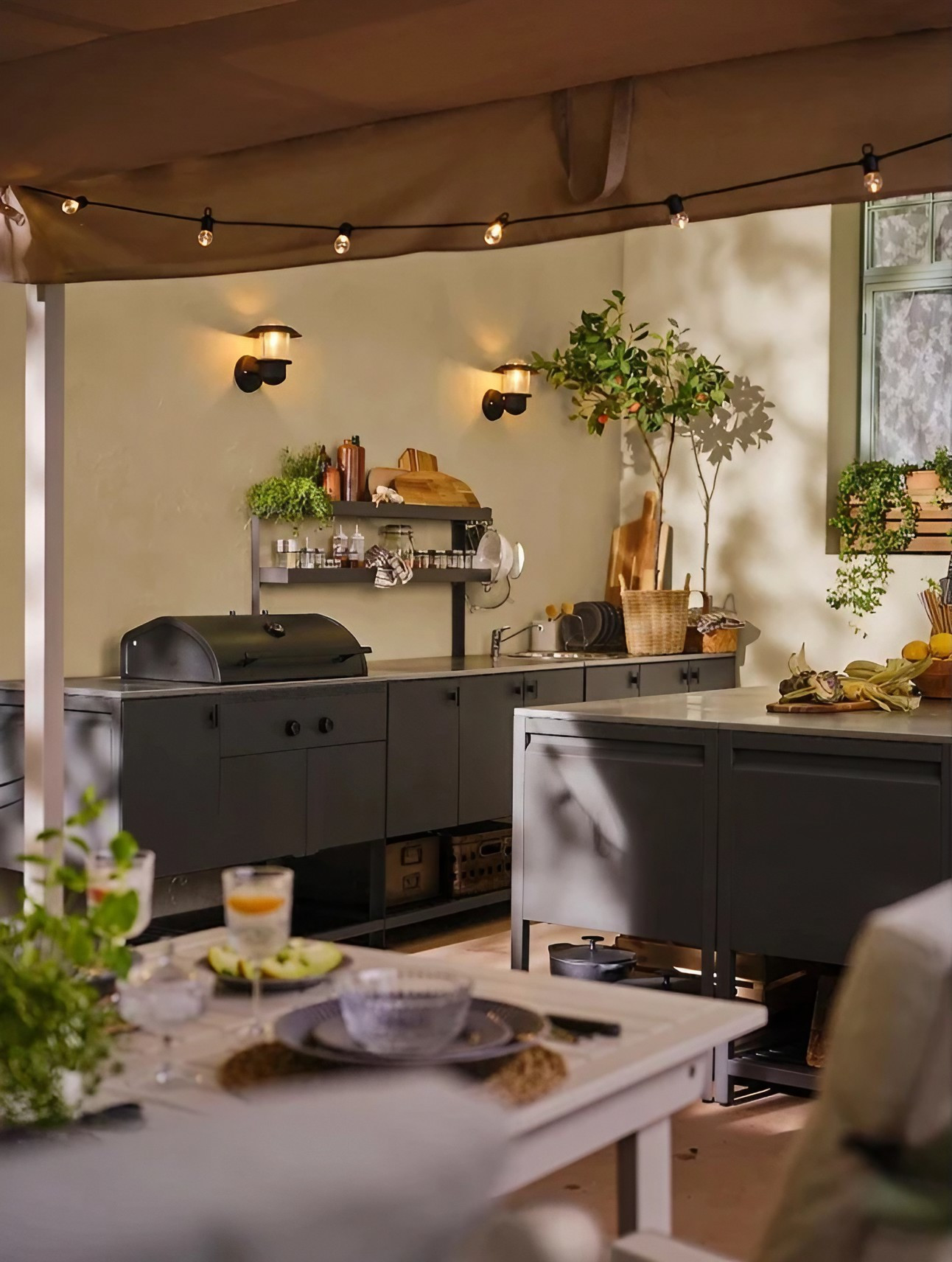 cuisine extérieur IKEA modulable série BÅTSKÄR