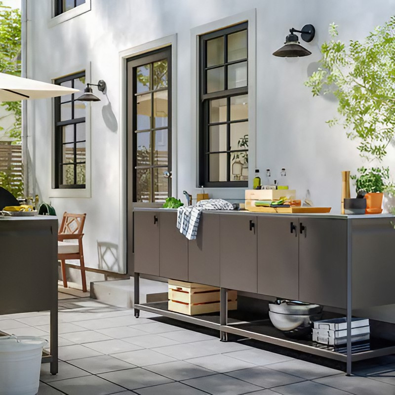 cuisine extérieur IKEA modulable série BÅTSKÄR