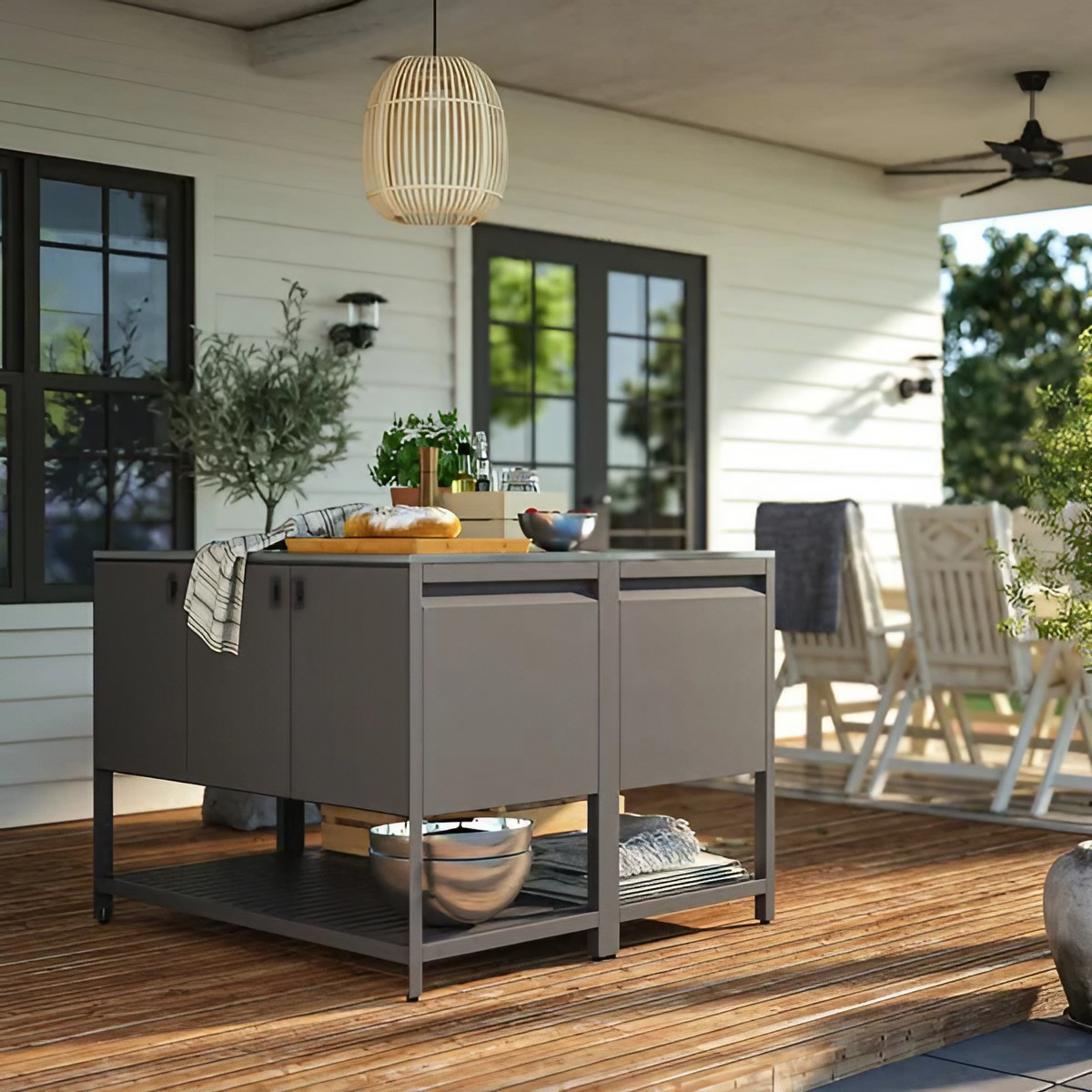 cuisine extérieur IKEA modulable série BÅTSKÄR