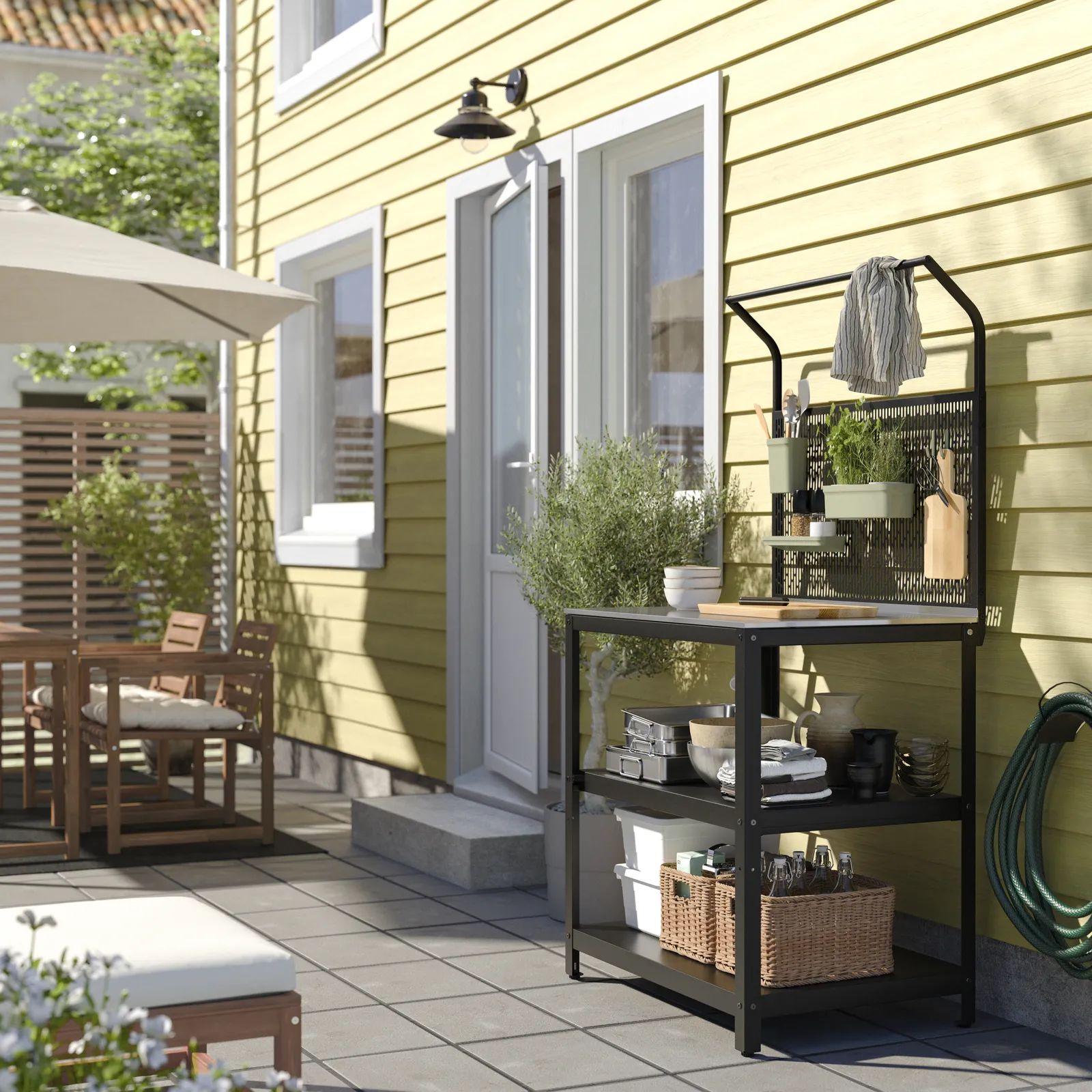 cuisine extérieur IKEA modulable série GRILLSKÄR