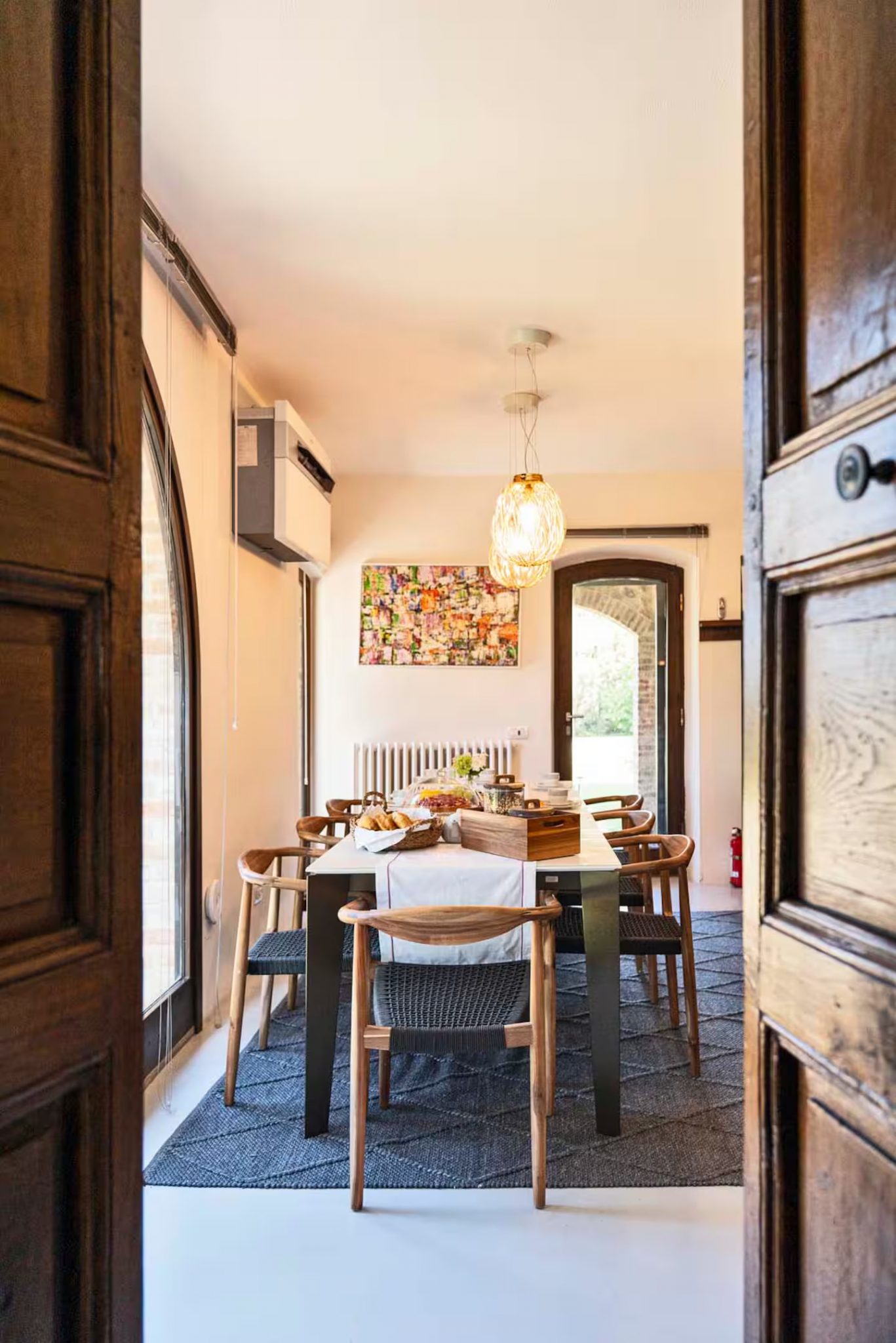 salle à manger maison en pierres Toscane Italie salle à manger maison en pierres Toscane Italie