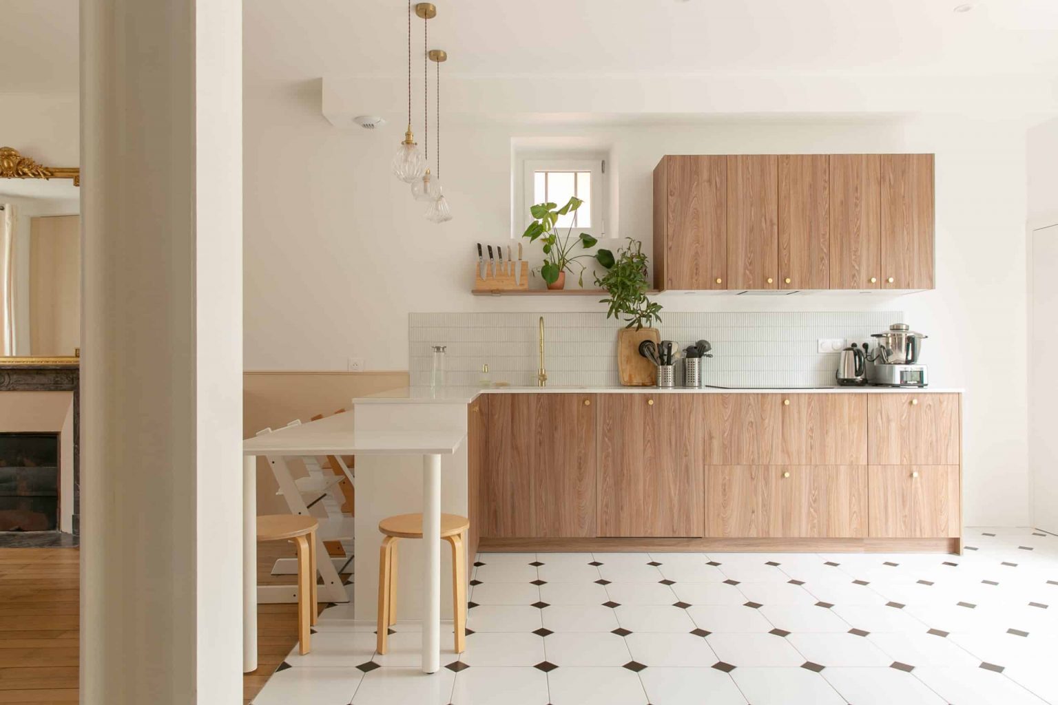 cuisine contemporaine bois maison rénovée Little Worker cuisine contemporaine bois maison rénovée Little Worker